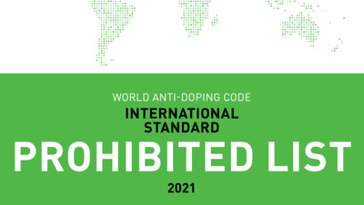 Dopinglijst 2021