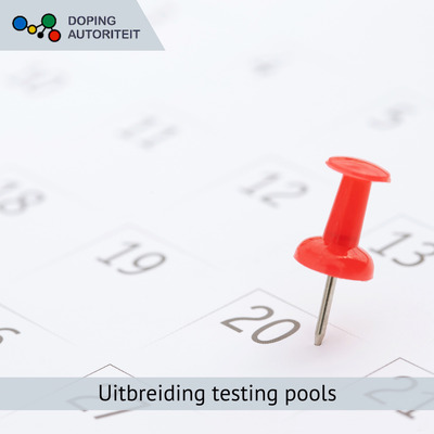 Uitbreiding testing pools per 1 januari 2023